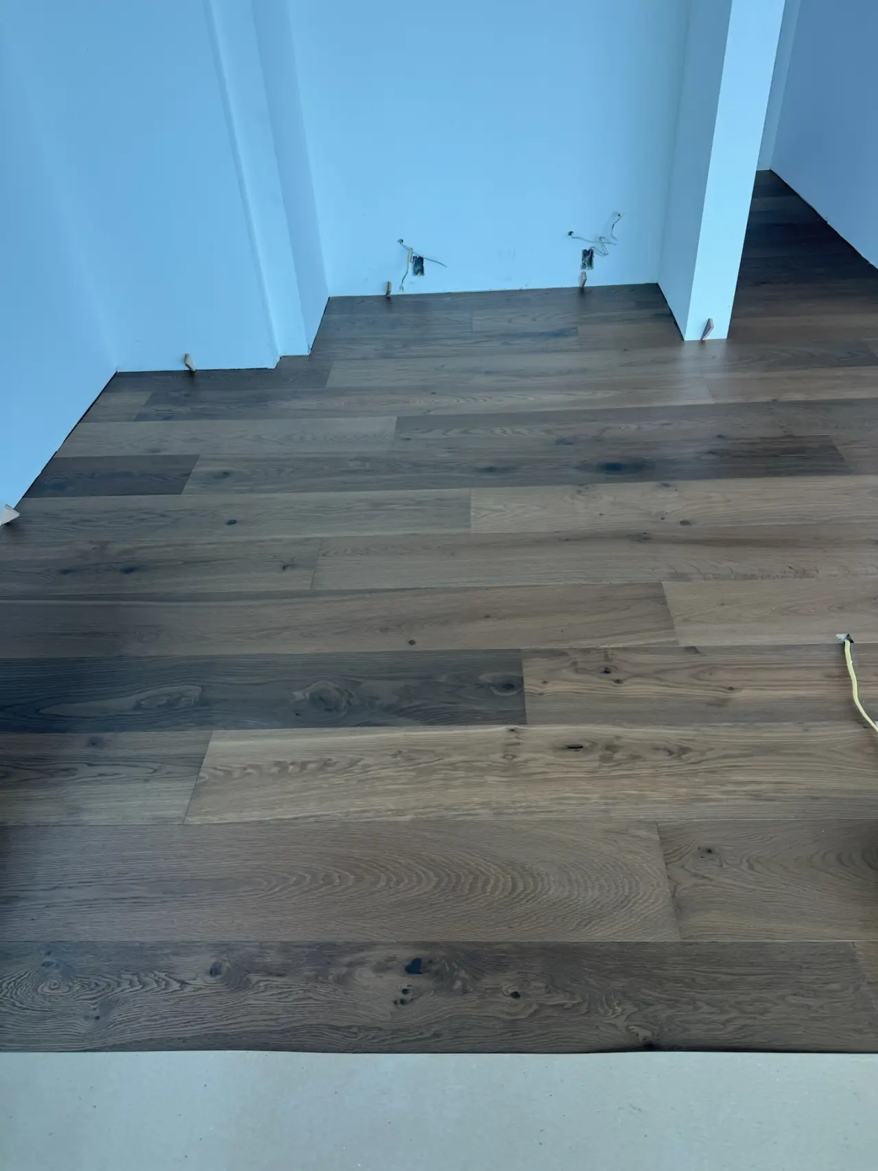 Anna Maria Island Home · Wide-plank oak, dark tone