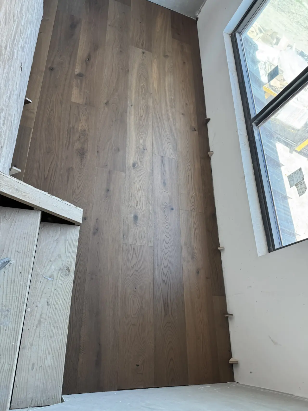 Finish · Dark oak running through the whole house.
